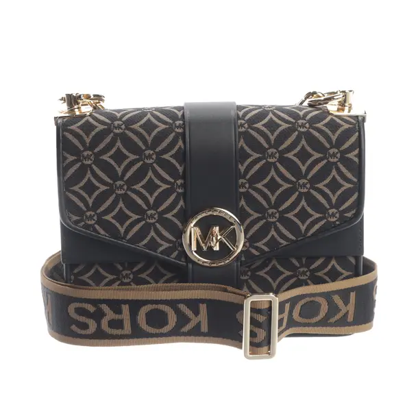 Shoulder Bag in Black, Cotton, Michael Kors