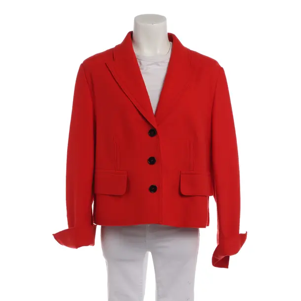 Blazer in Red, Wool, Marc Cain