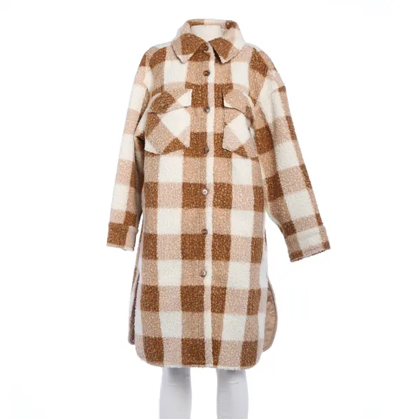 Mid-Season Coat in Multicolored, Polyester, Rich & Royal