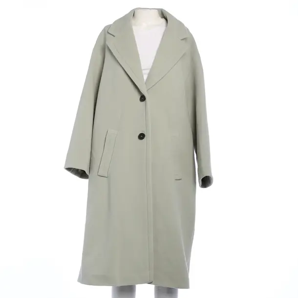 Übergangsmantel, in Hellgrün, Wolle, Drykorn