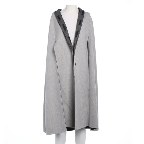 Mid-Season Coat in Gray, Wool, Karl Lagerfeld