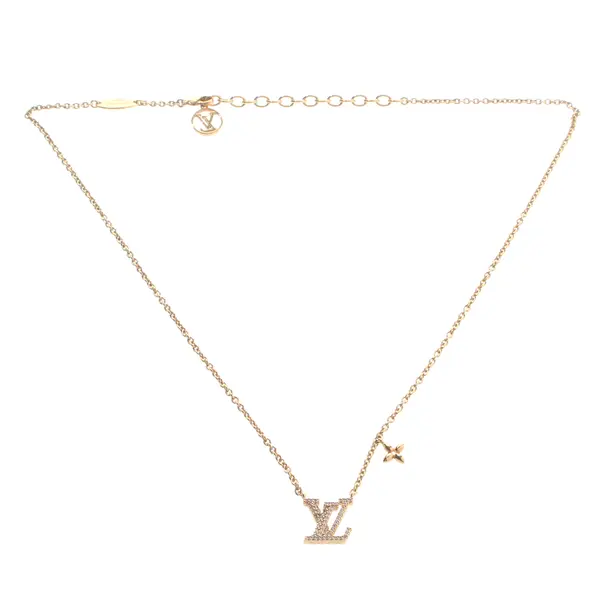 Halskette in Metallic, Metall (metallisch, metallisiert), Louis Vuitton