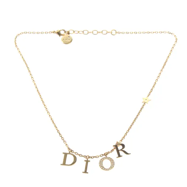 Necklace in Metallic, Metal (metallic, metallized), Dior