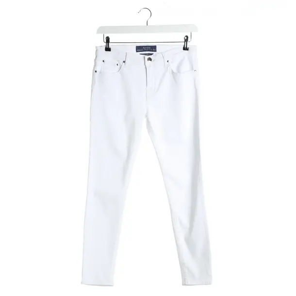 Skinny Jeans in White, Lyocell, Jacob Cohen