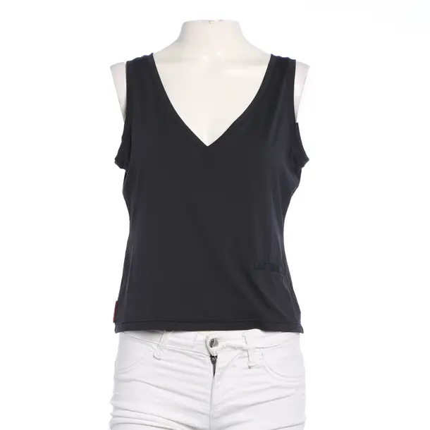 Top in Black, Cotton, Prada Linea Rossa