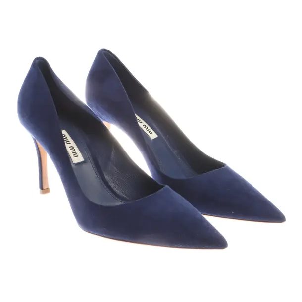 Pumps in Blue, , Miu Miu