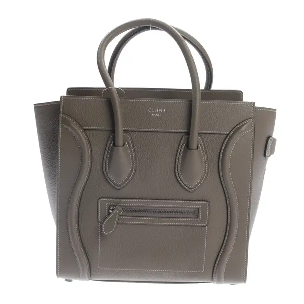 Handbag in Brown, Leather, Céline