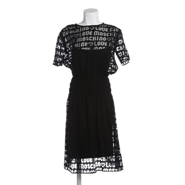 Kleid in Schwarz, Polyester, Love Moschino