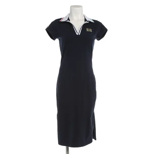 Kleid in Blau, Baumwolle, Emporio Armani