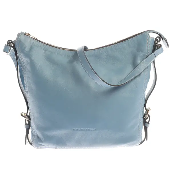 Shoulder Bag in Blue, Leather, Coccinelle