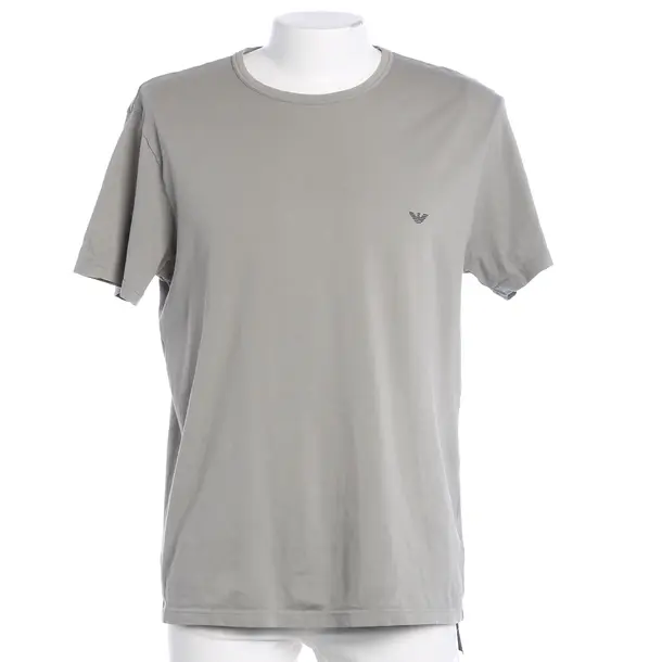 T-Shirt, in Grau, Baumwolle, Emporio Armani