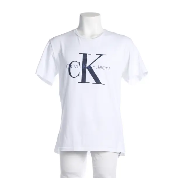 T-Shirt, in White, Cotton, Calvin Klein