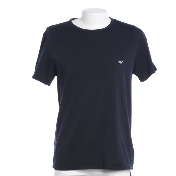 T-Shirt, in Navy, Cotton, Emporio Armani