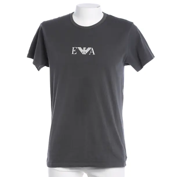 T-Shirt, in Gray, Cotton, Emporio Armani