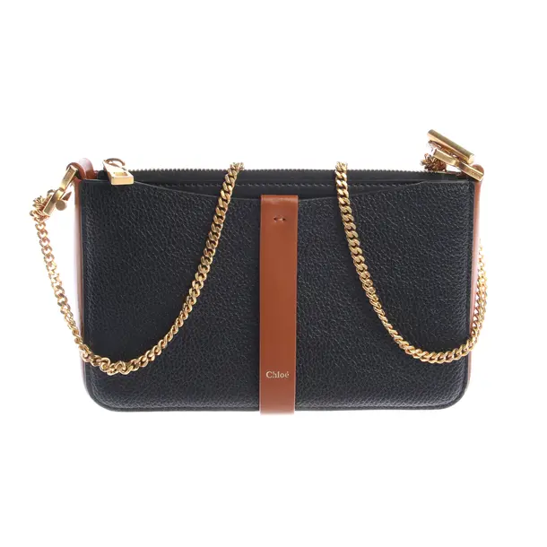 Schultertasche in Schwarz, Leder, Chloé