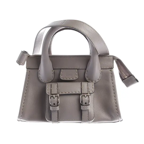 Handbag in Gray, Leather, Chloé