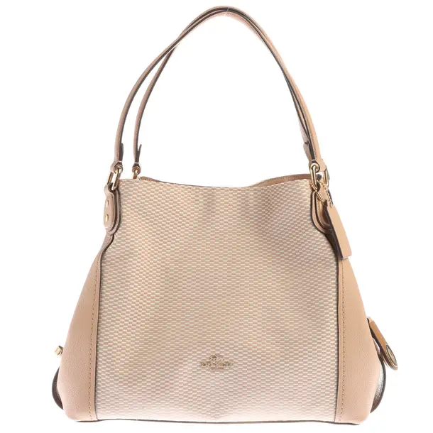 Schultertasche in Braun, Baumwolle, Coach