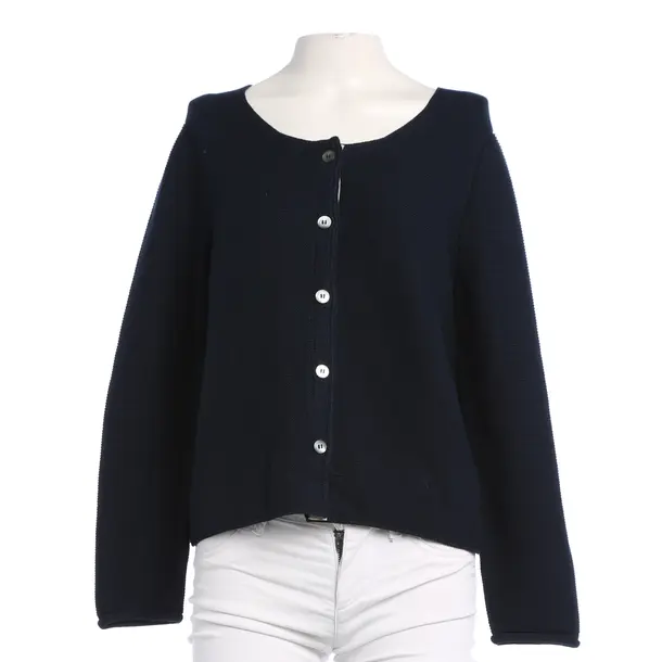 Strickjacke, in Navy, Baumwolle, Gran Sasso