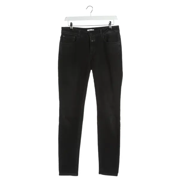 Jeans slim fit, in Nero, Cotone, Chiuso
