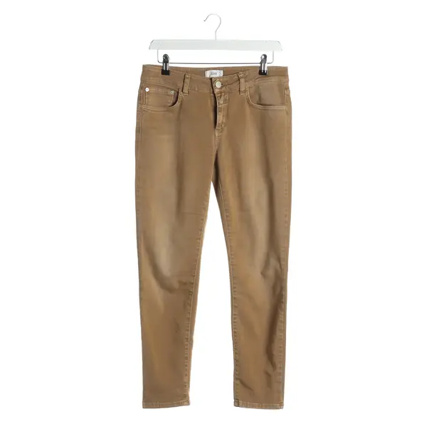 Slim Fit Jeans, in Light Brown, Cotton, Closed