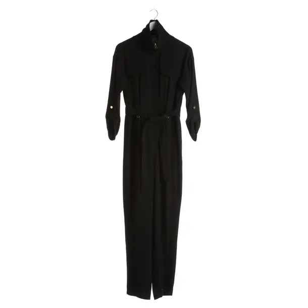 Overall in Black, Viscose, Maje