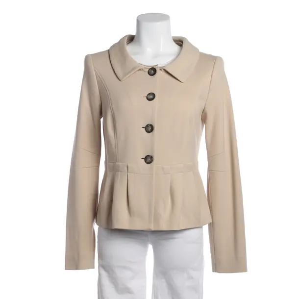 Blazer in White, Wool, Marc Cain
