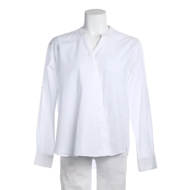 Camicetta, in Bianco, Cotone, Chiuso