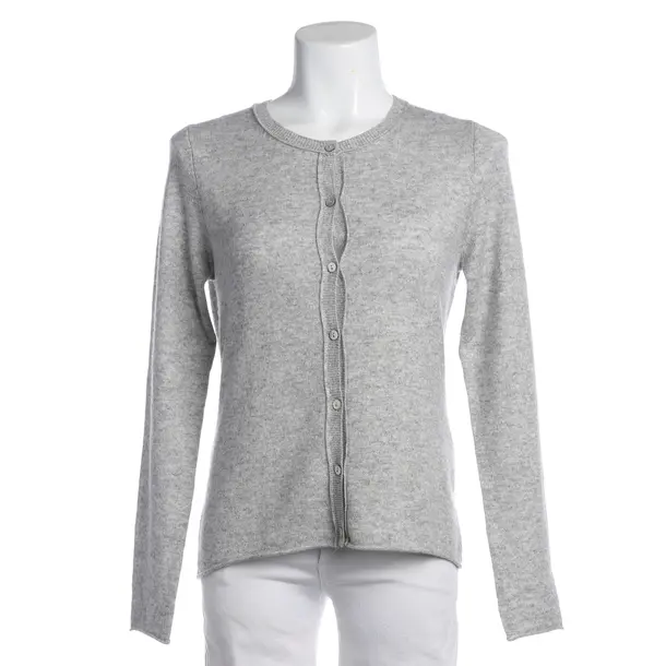 Cardigan, in Light Gray, Cashmere, FTC Cashmere