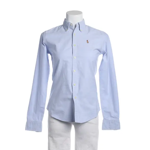 Blouse in Blue, Cotton, Polo Ralph Lauren