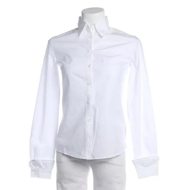Bluse in Weiß, Baumwolle, Miu Miu
