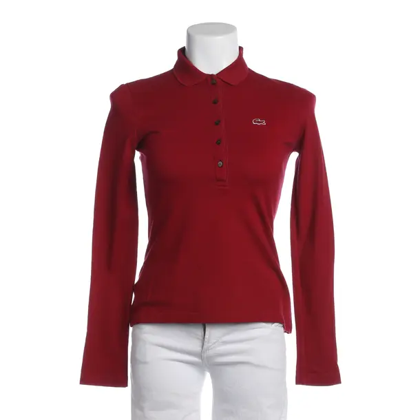 Long Sleeve Shirt in Red, Cotton, Lacoste