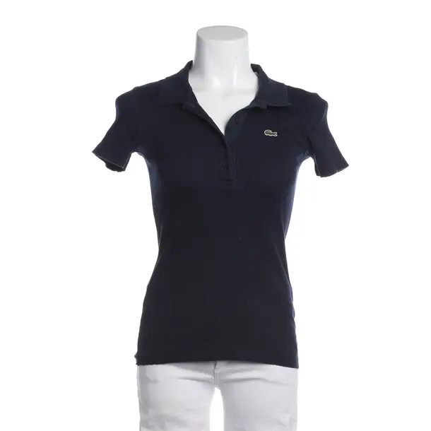 Poloshirt in Blau, Baumwolle, Lacoste