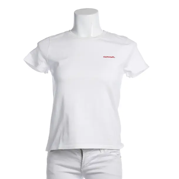 Shirt in White, Cotton, Closed