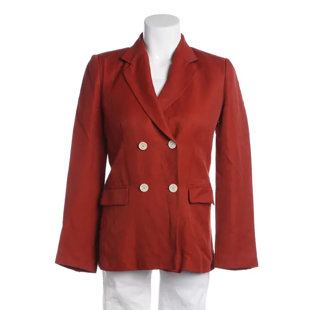 Blazer, in Dark Orange, Viscose, Sandro