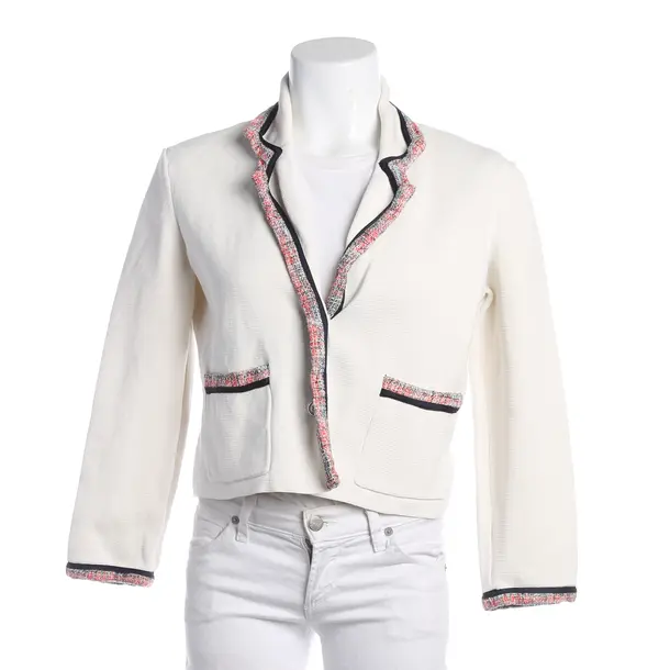 Blazer, in White, Cotton, Maje