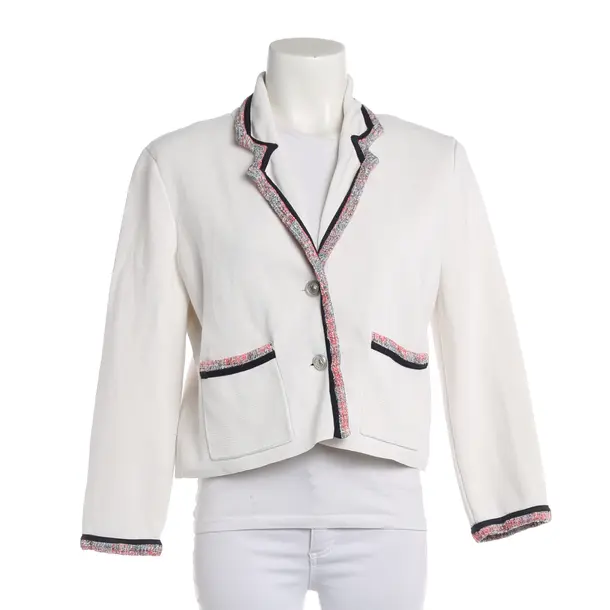 Blazer, in White, Cotton, Maje
