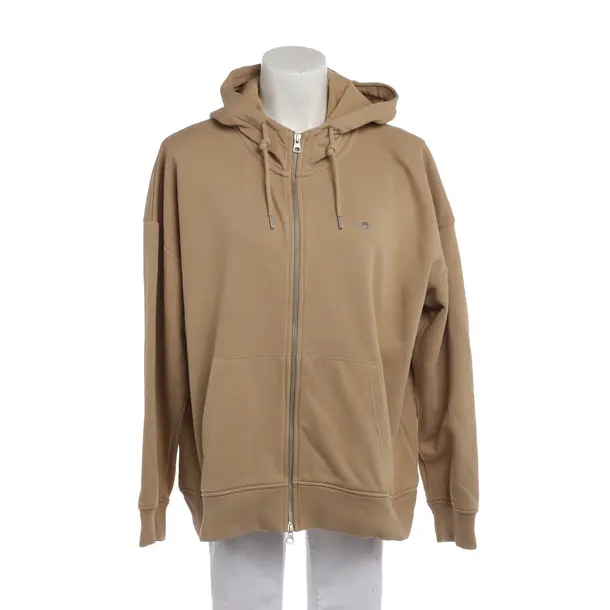 Zip-up Hoodie in Brown, Cotton, Gant