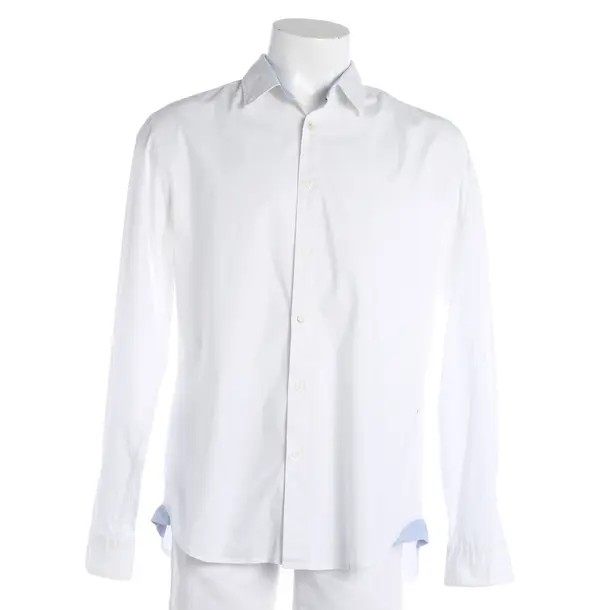 Camicia, in Bianco, Cotone, Hugo Boss Verde