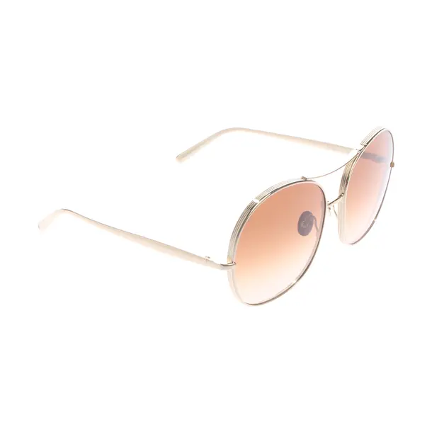 Sonnenbrille in Metallic, Metall, Chloé