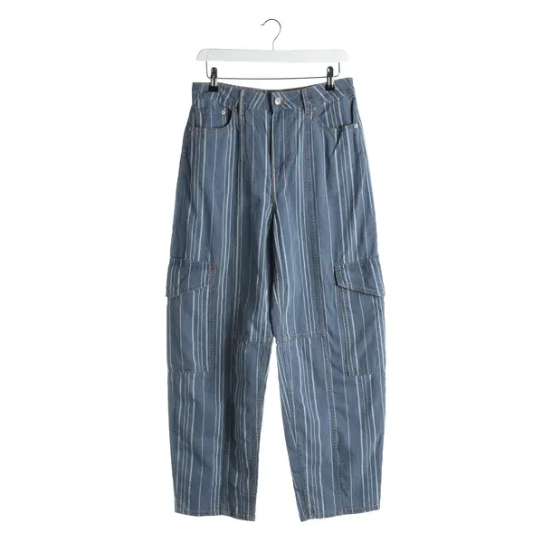 Jeans Boyfriend, in Blau, Baumwolle, Ganni