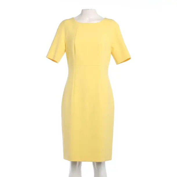 Kleid in Gelb, Polyester, Hugo Boss Black Label