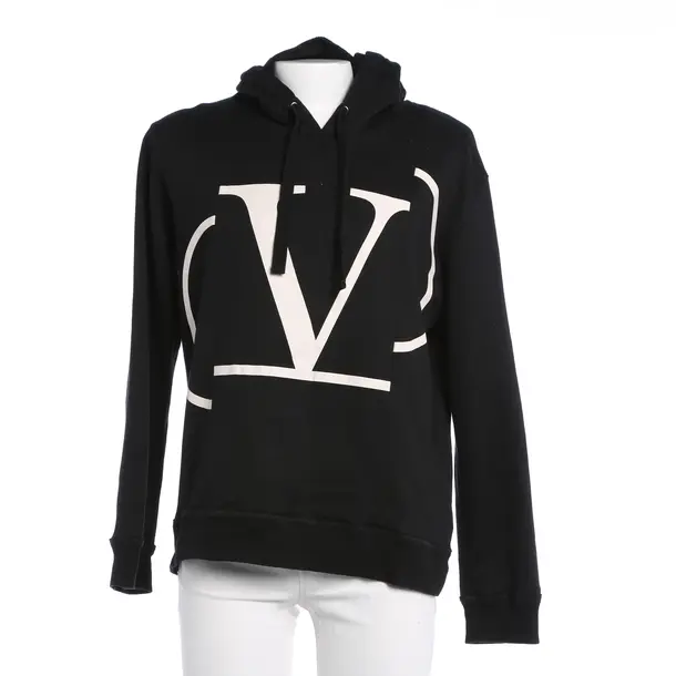 Hoodie in Black, Cotton, Valentino
