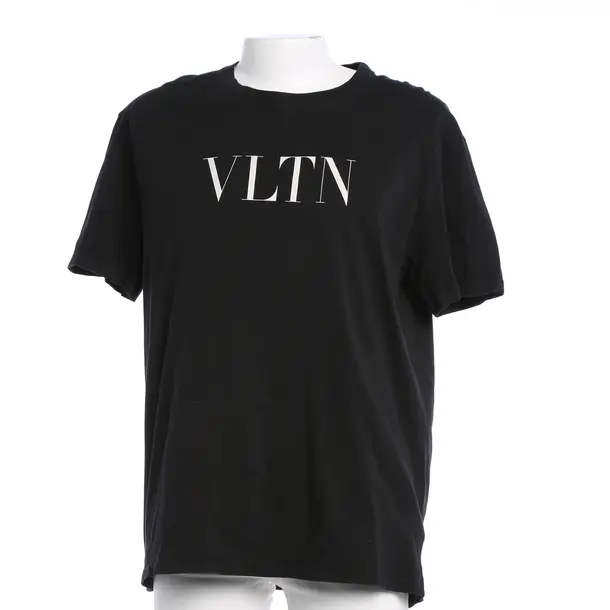 T-Shirt in Black, Cotton, Valentino