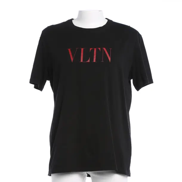 T-Shirt in Black, Cotton, Valentino
