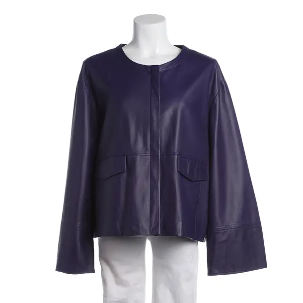 Giacca in pelle, in Viola, Pelle, Riani