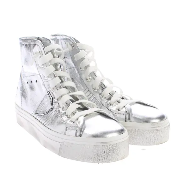 High-Top Sneaker in Metallic, , Philippe Model