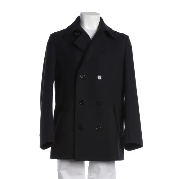 Overcoat, in Navy, Wool, Hugo Boss Red Label