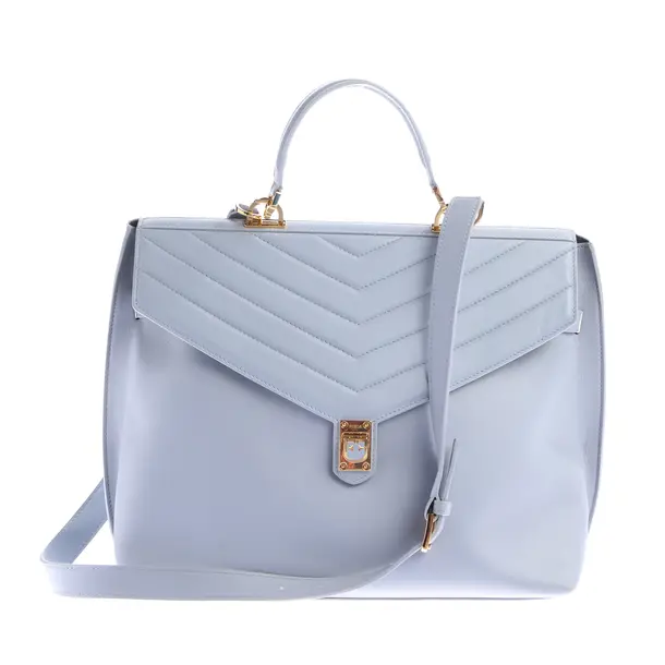 Schultertasche in Blau, Leder, Furla