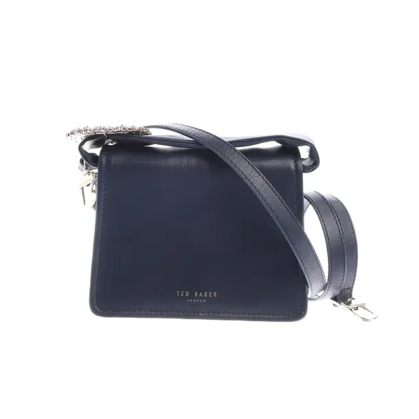 Handtasche in Blau, Leder, Ted Baker