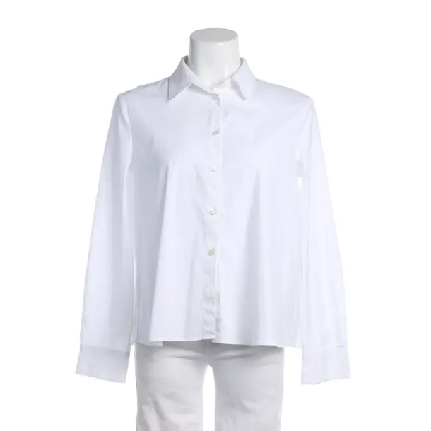 Blouse, in White, Cotton, Emporio Armani